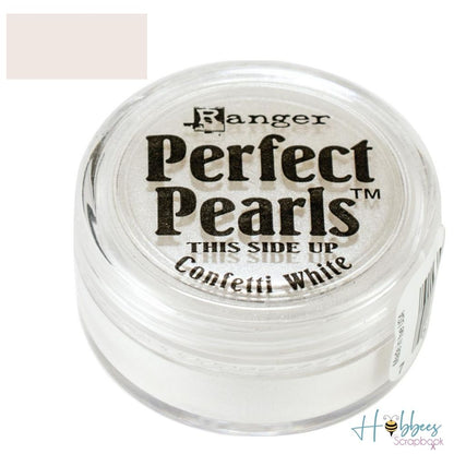 Perfect Pearls Pigment Confetti White / Pigmento en Polvo Color Blanco Confeti Pigmentos Ranger