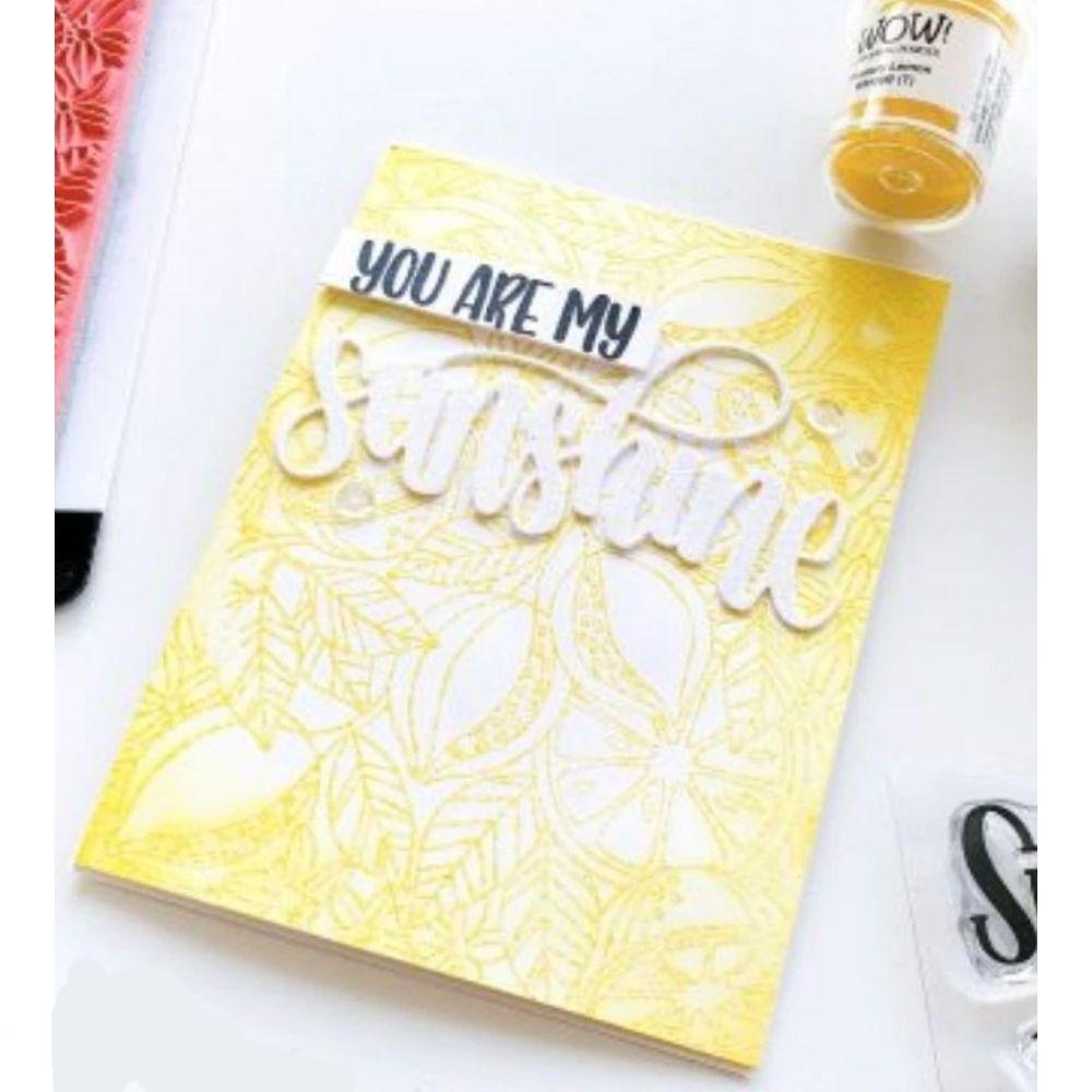 Primary Lemon Embossing Powder / Polvo de Embossing Amarillo Polvos de Embossing Wow!