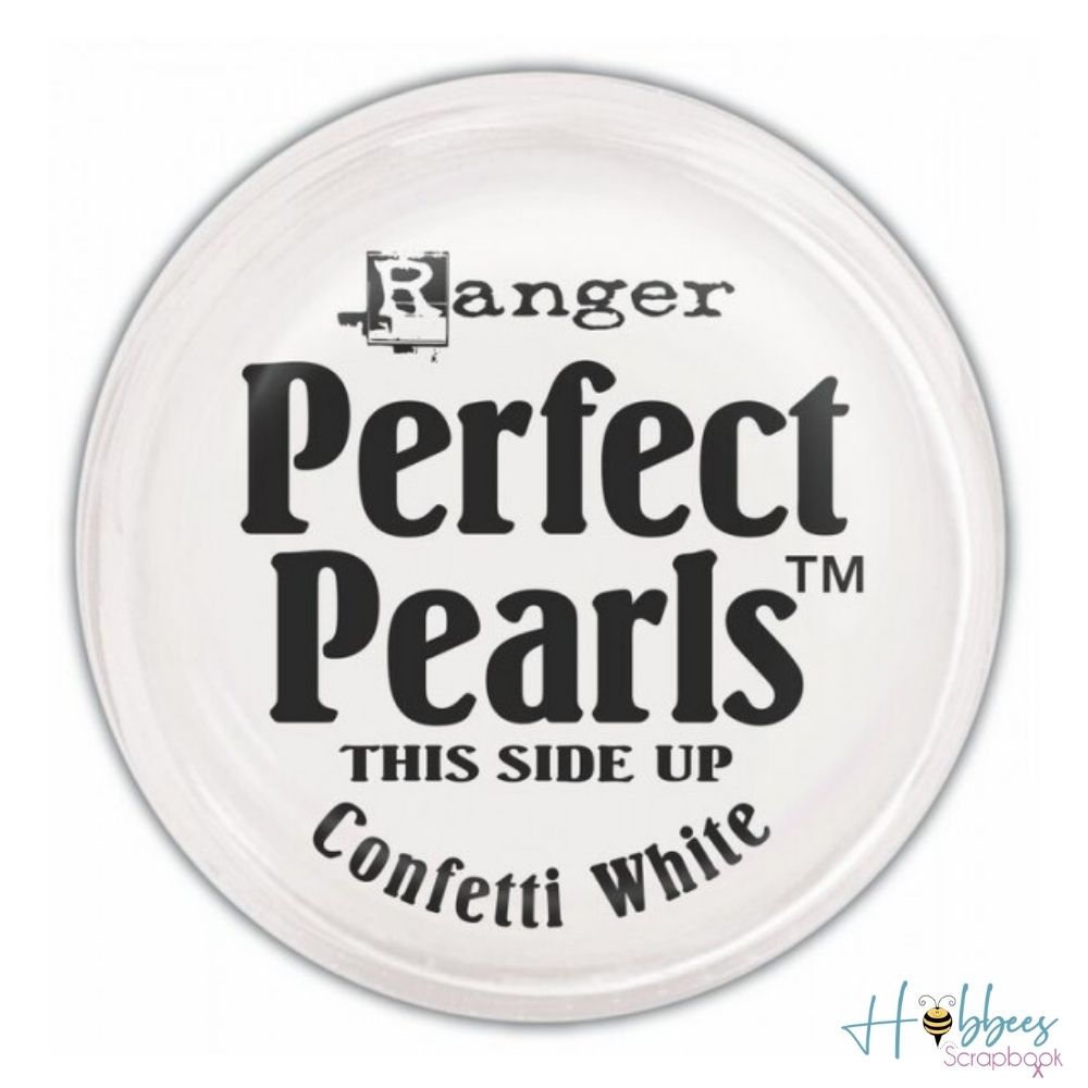 Perfect Pearls Pigment Confetti White / Pigmento en Polvo Color Blanco Confeti Pigmentos Ranger