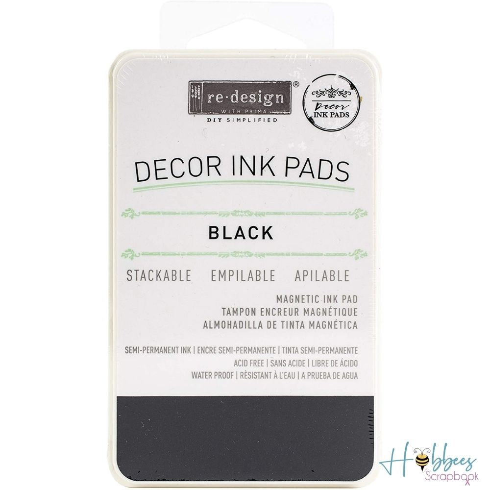 Decor Ink Pad Black / Cojin de Tinta Negro Tintas Prima Marketing