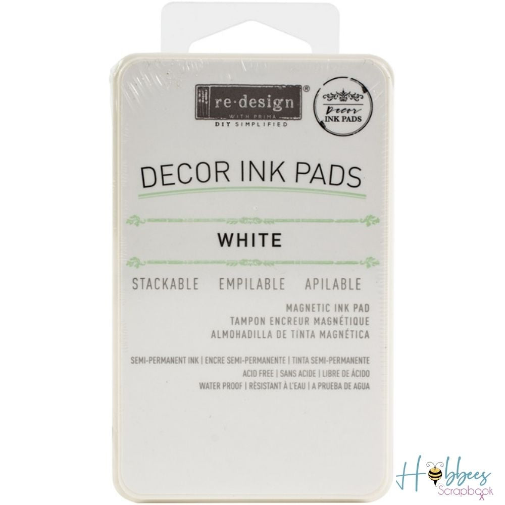 Decor Ink Pad White / Cojin de Tinta Blanco Tintas Prima Marketing