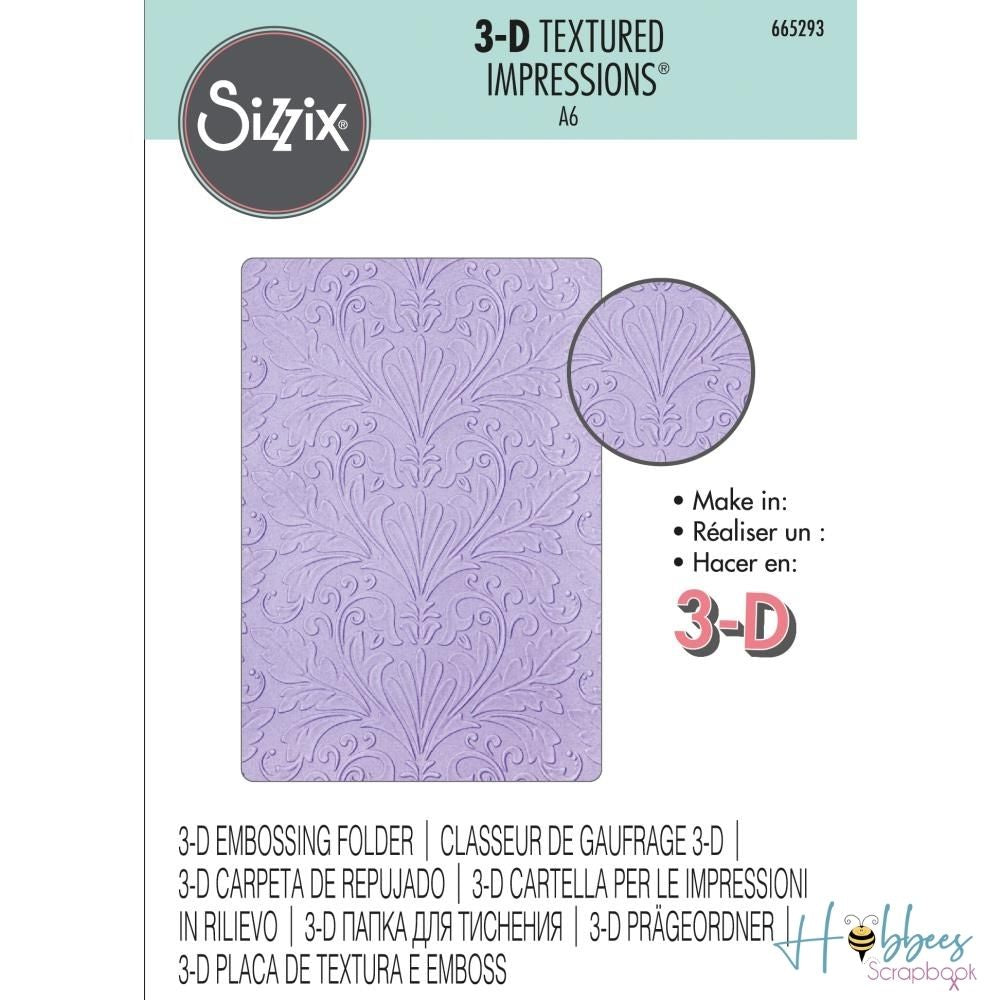 3D Textured Impressions Art Nouveau / Folder de Grabado 3D Art Nouveau Folders de Grabado Sizzix