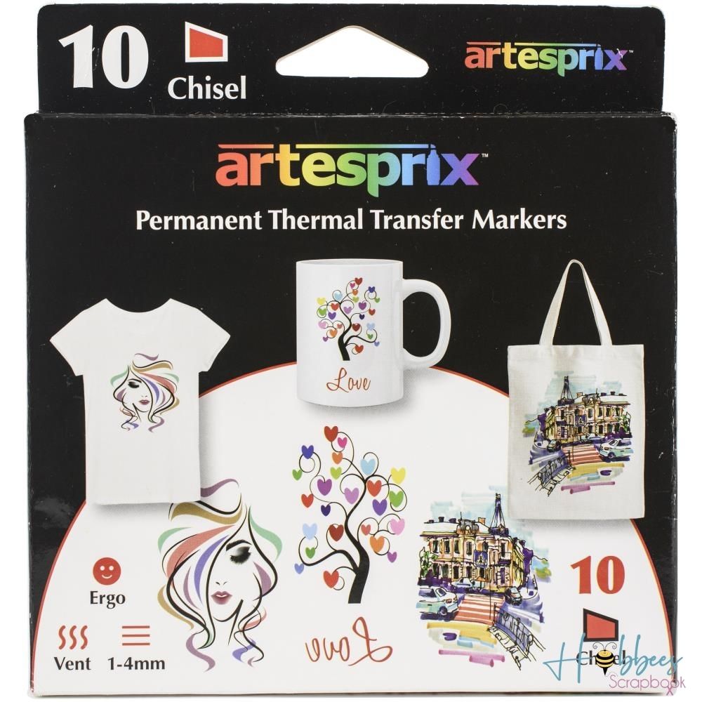 Iron-On-Ink Sublimation Markers / Marcadores para Sublimación Marcadores &amp; Plumones Artesprix