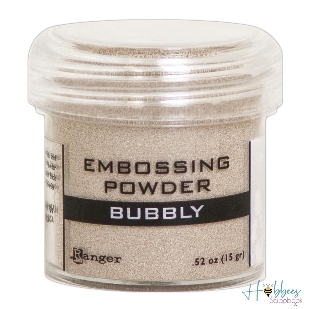 Bubbly Embossing Powder / Polvo de Embossing Blanco Ahuesado Polvos de Embossing Ranger