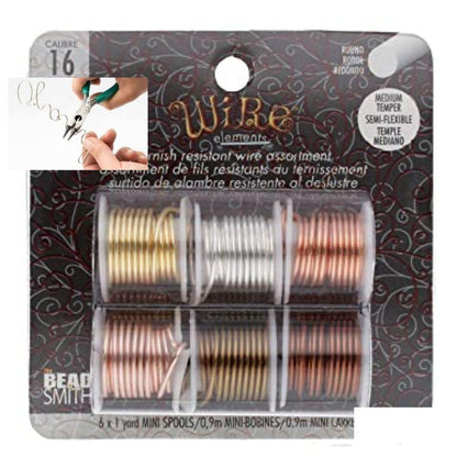 Craft Wire Tarnish Resistant / Alambre Resistente al Desgaste Accesorios Bead Smith