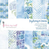 Single-Sided Paper Pad Hydrangea Lawns / Bloc de Papel de Hortensias