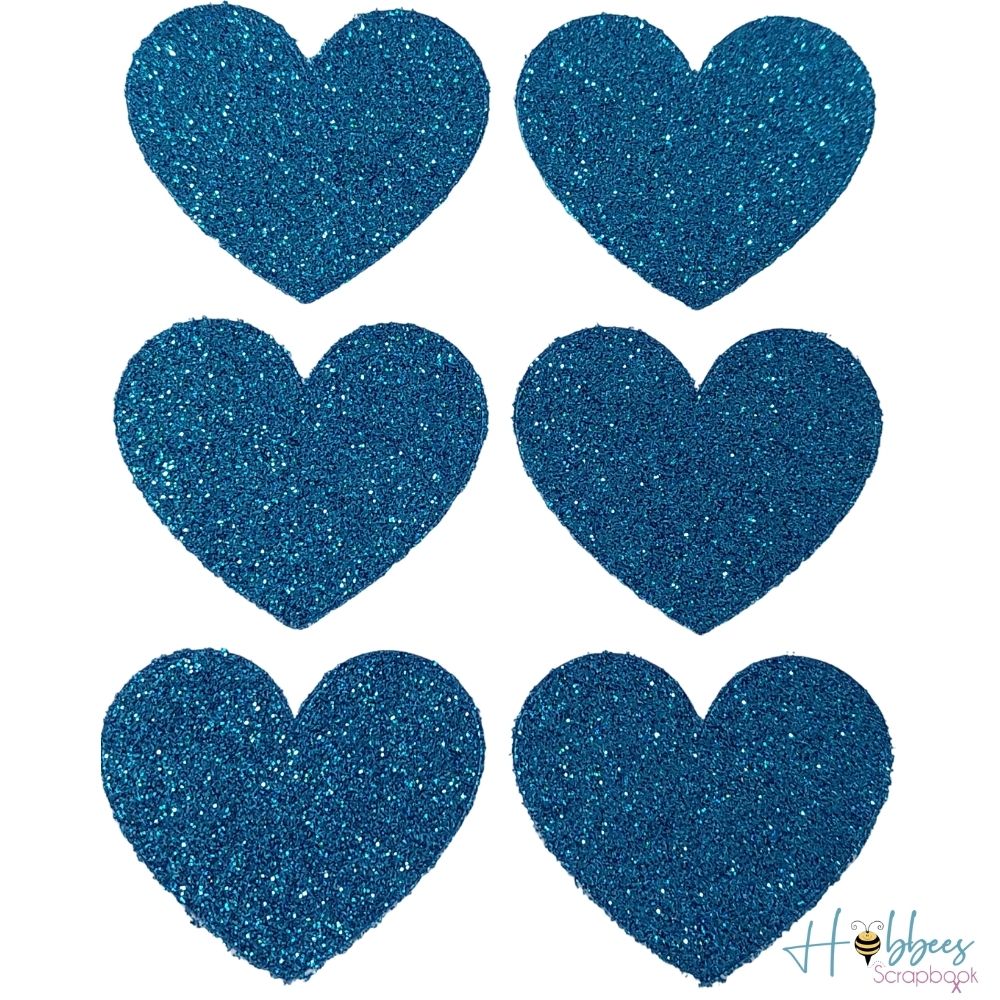 Cool Glitter Heart Stickers / Estampas de Corazones Glitter Stickers Studio 112