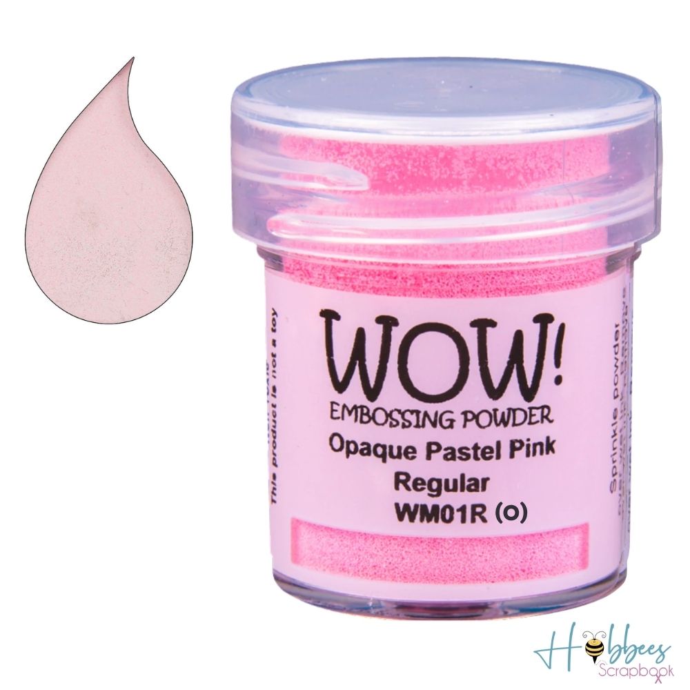 Pastel Pink Embossing Powder / Polvo de Embossing Rosa Pastel Polvos de Embossing Wow!