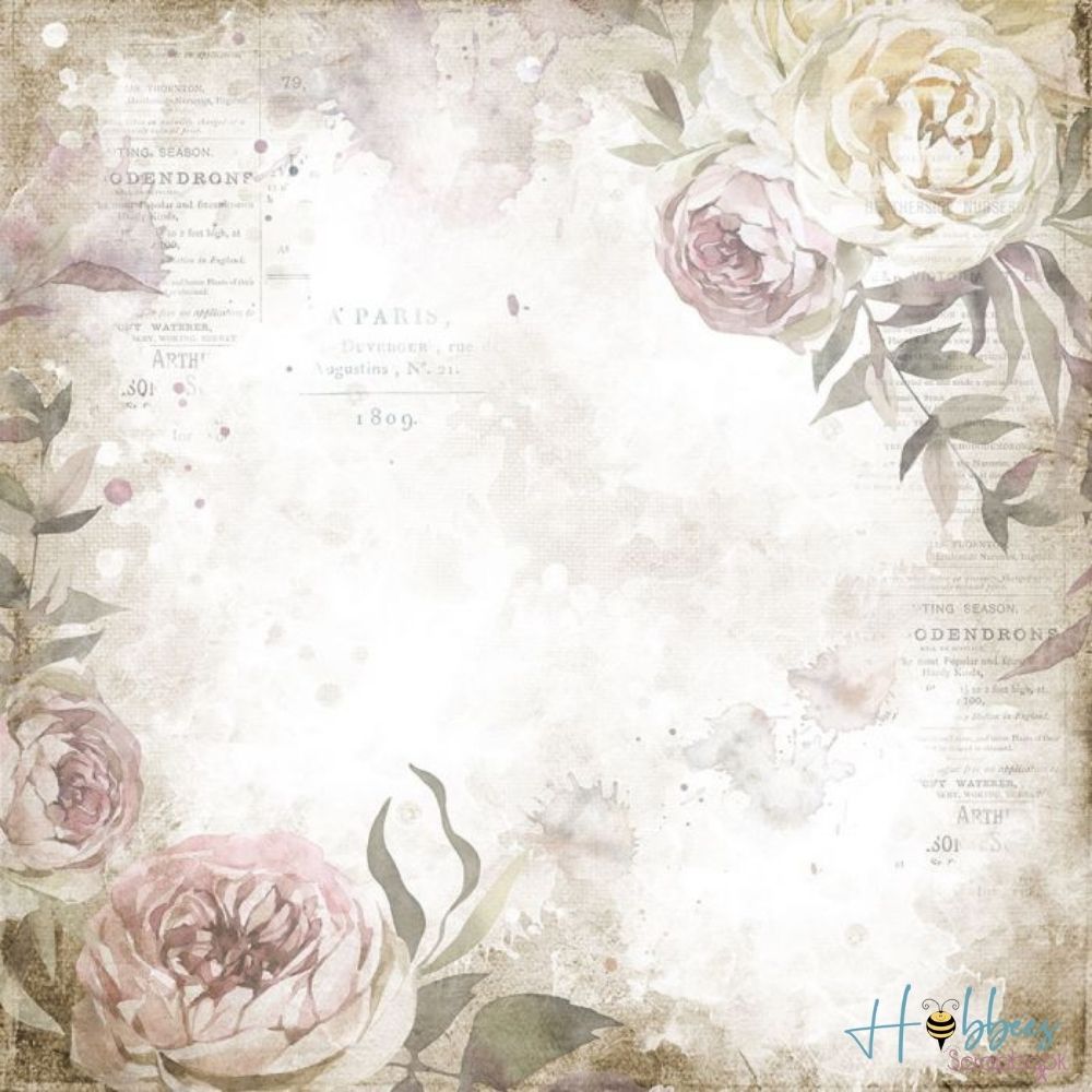 Double-Sided Paper Pad Belle Countryside / Bloc de Papel 12 pulg  Crafter&