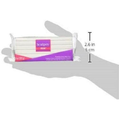 Premo Sculpey Polymer Clay White / Arcilla Polimérica Blanca Modelado Sculpey