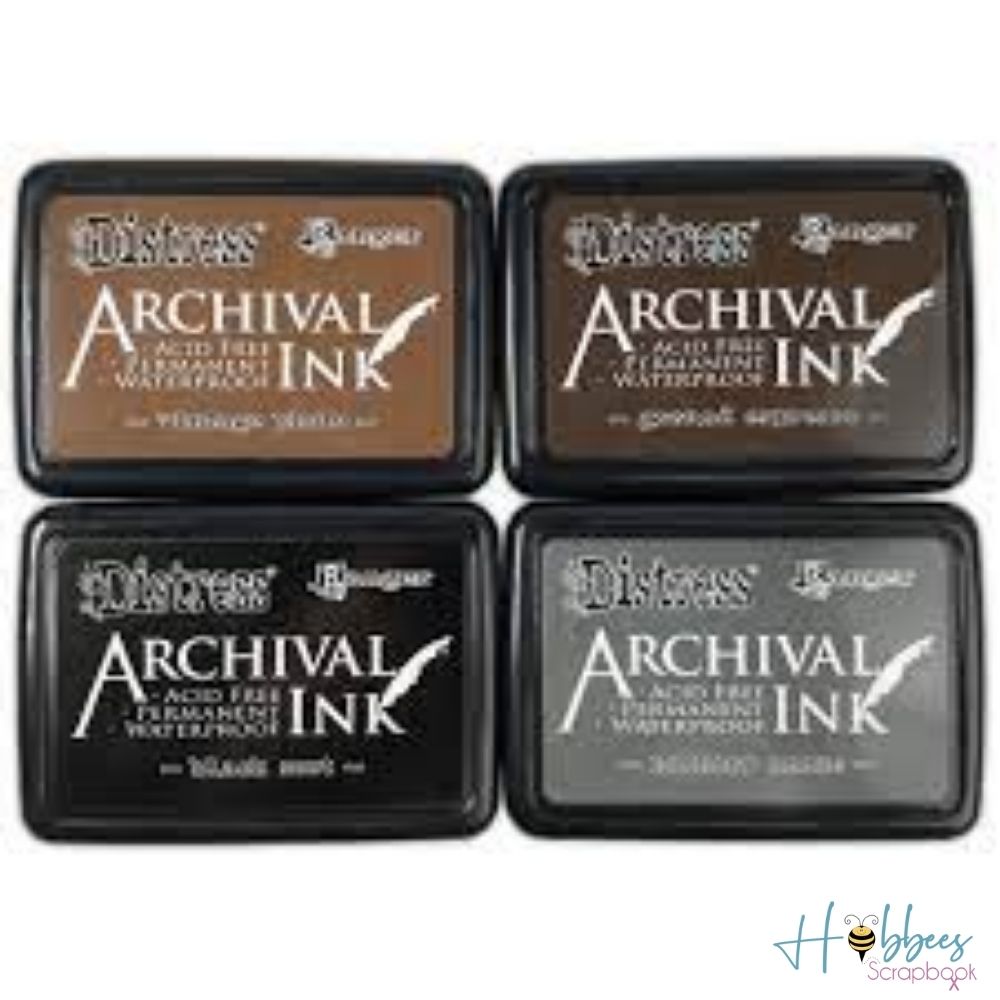 Distress Archival Mini Ink Kit 3 / Kit 3 Mini Tintas Distress Archival Tintas Ranger