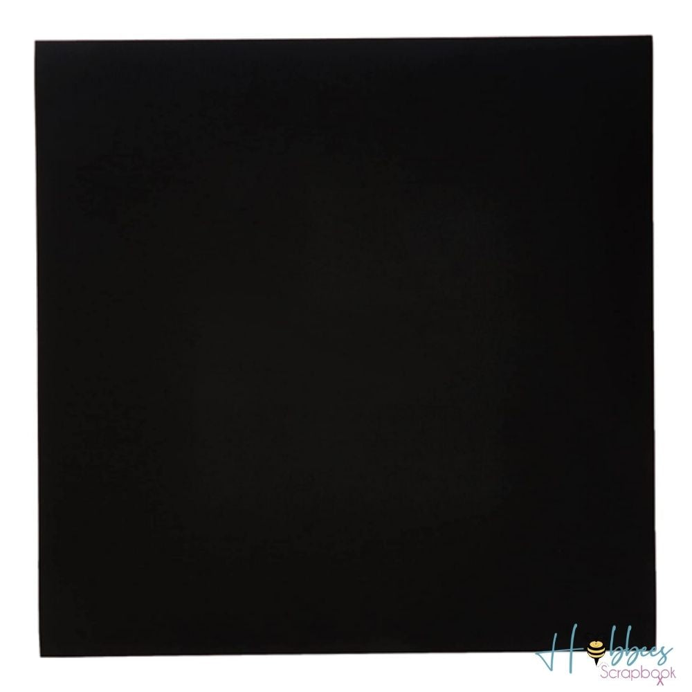 Black Cardstock Pack 12&quot;  / Paquete de Cartulina Negra Papel American Crafts