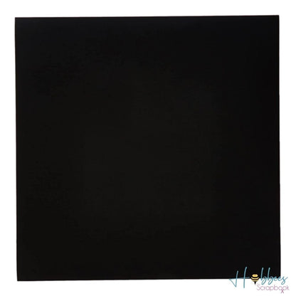 Black Cardstock Pack 12&quot;  / Paquete de Cartulina Negra Papel American Crafts