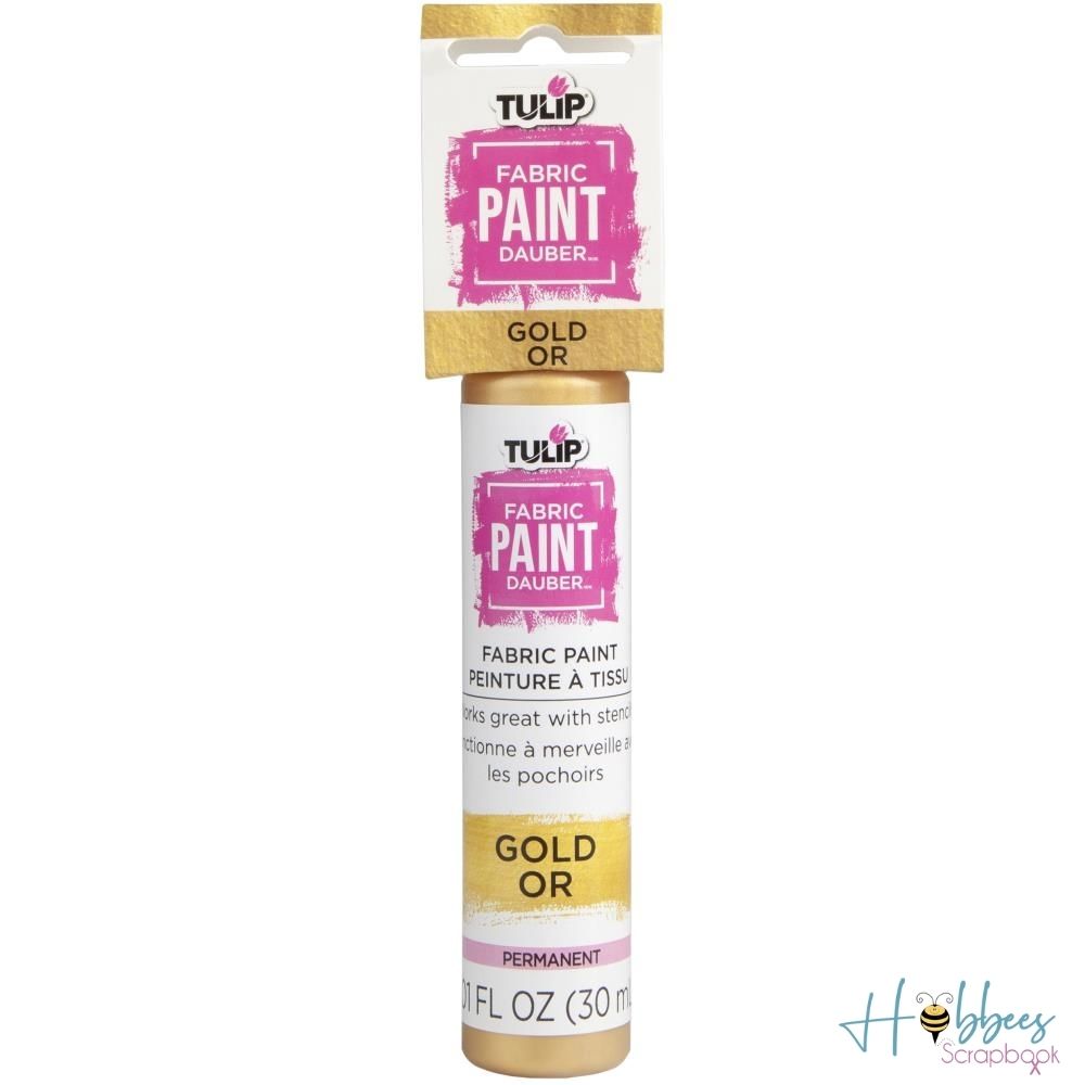 Tulip Fabric Paint Dauber Gold / Pintura para Tela Oro Pintura para Tela Tulip