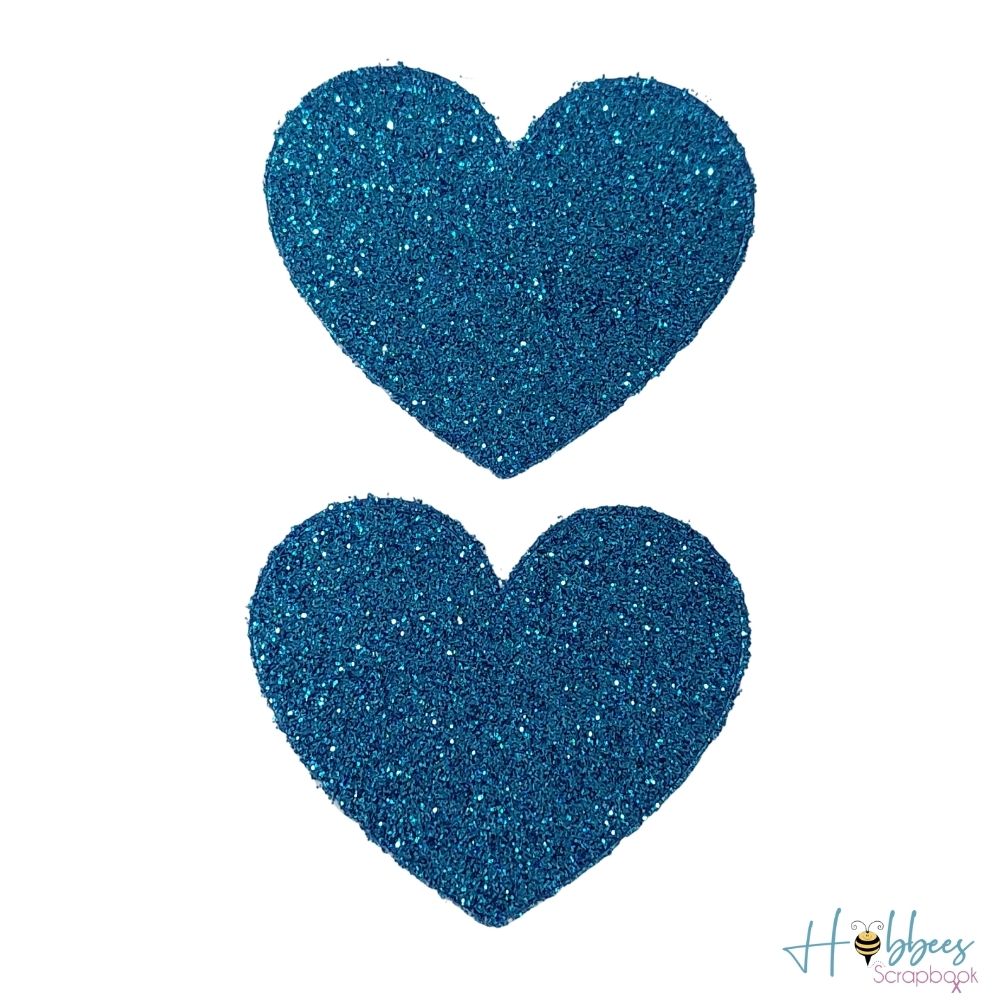 Cool Glitter Heart Stickers / Estampas de Corazones Glitter Stickers Studio 112