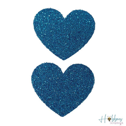 Cool Glitter Heart Stickers / Estampas de Corazones Glitter Stickers Studio 112