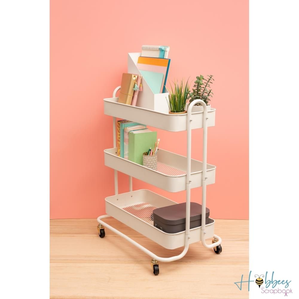 A la Cart Storage Cart With Handles / Carrito Organizador Con Asas Almacenamiento y Organización We R Memory Keepers