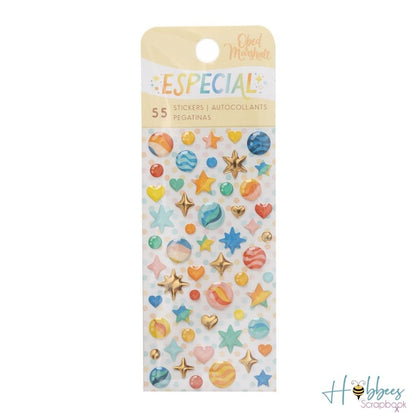 Especial Enamel Shapes Stickers / Estampas en 3D Decorativas Stickers American Crafts