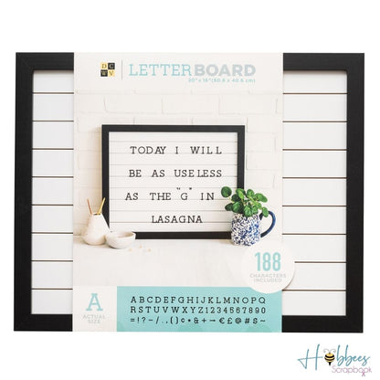 Letterboard Shiplap / Tablero de Mensajes 