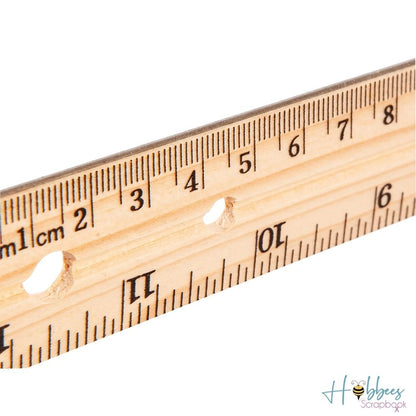 Wood Ruler / Regla de Madera Borradores y Reglas Westcott