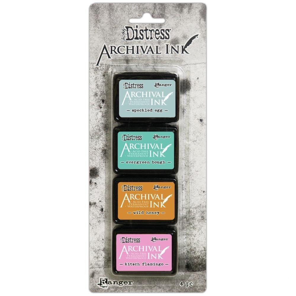 Distress Archival Mini Ink Kit 4 / Kit 4 Mini Tintas Distress Archival Tintas Ranger