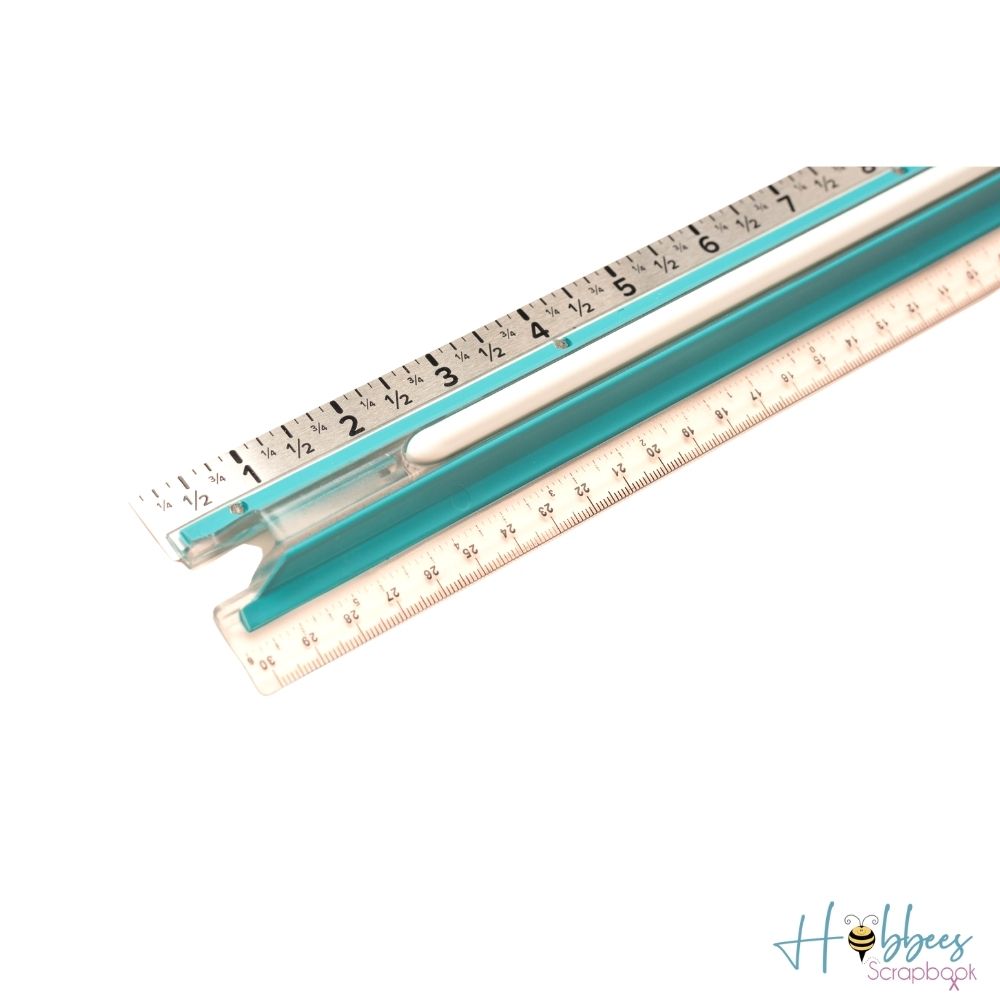 Comfort Craft Easy Grip Ruler 12&quot; / Regla Agarre Confortable Herramientas We R Memory Keepers