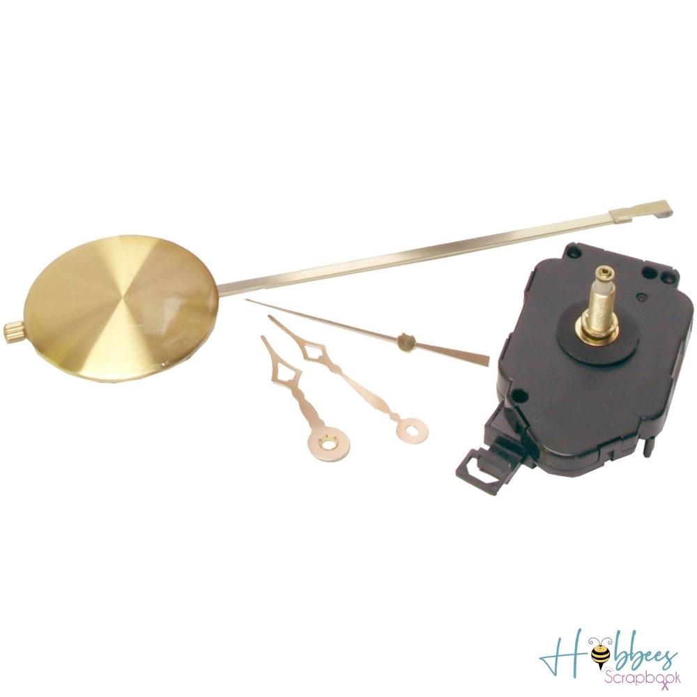 Pendulum Clock Movement 7" / Reloj de Péndulo con Movimiento Accesorios Walnut Hollow Non Wood