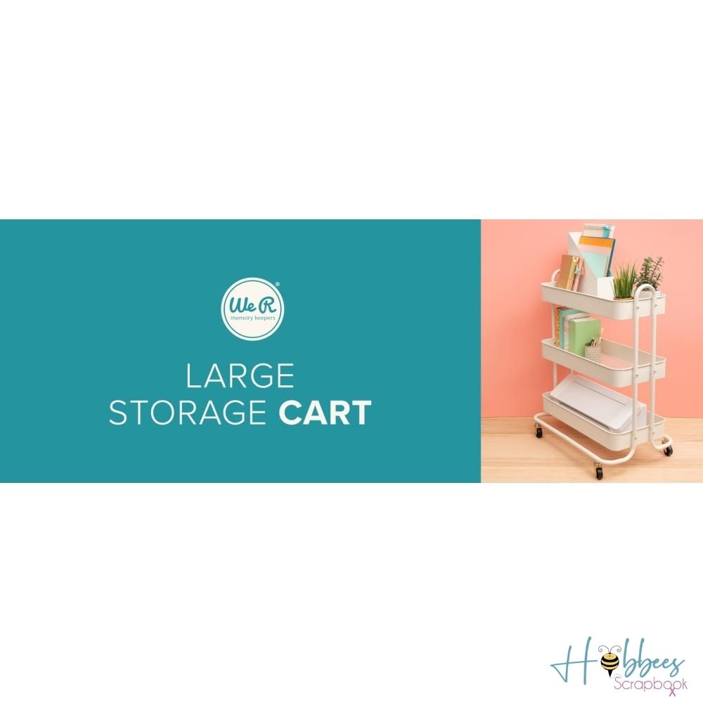 A la Cart Storage Cart With Handles / Carrito Organizador Con Asas Almacenamiento y Organización We R Memory Keepers