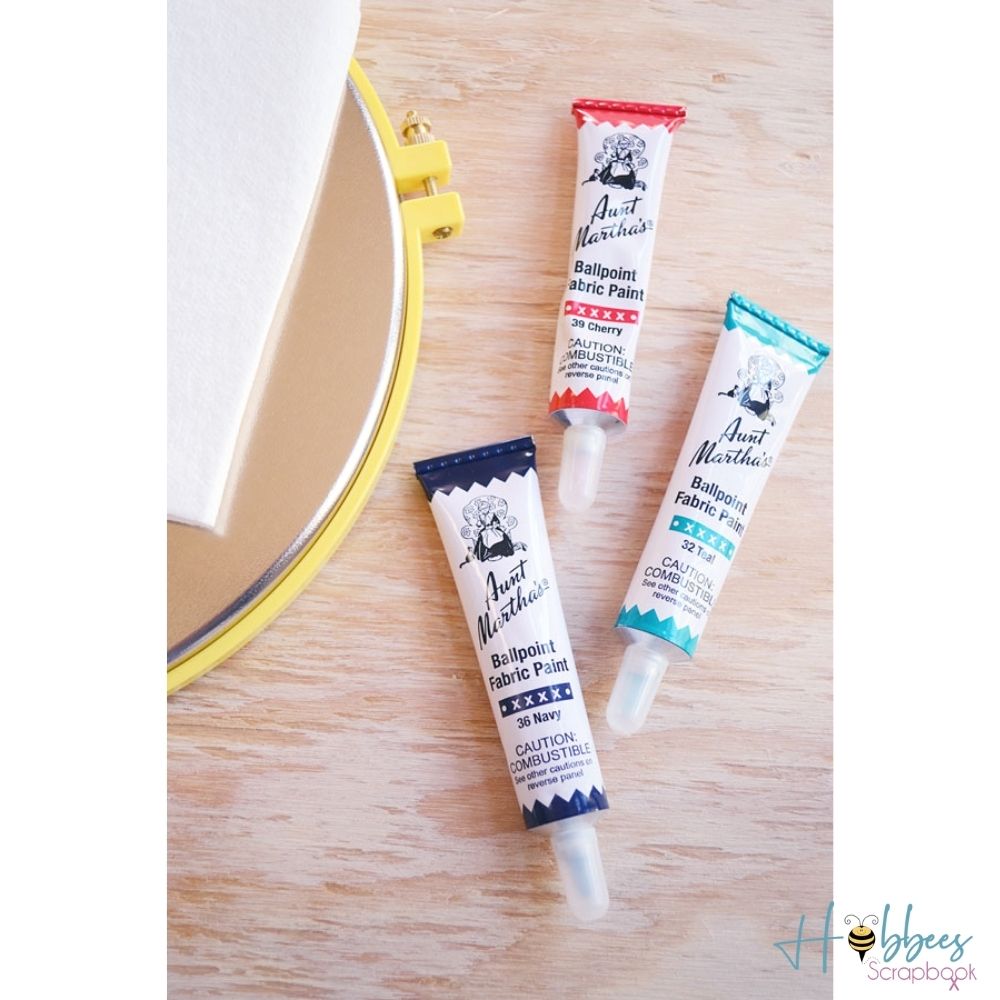 Ballpoint Paint Tubes 1oz / Tubos de Pintura con Punta Bolígrafo Acrìlicos Aunt Martha&