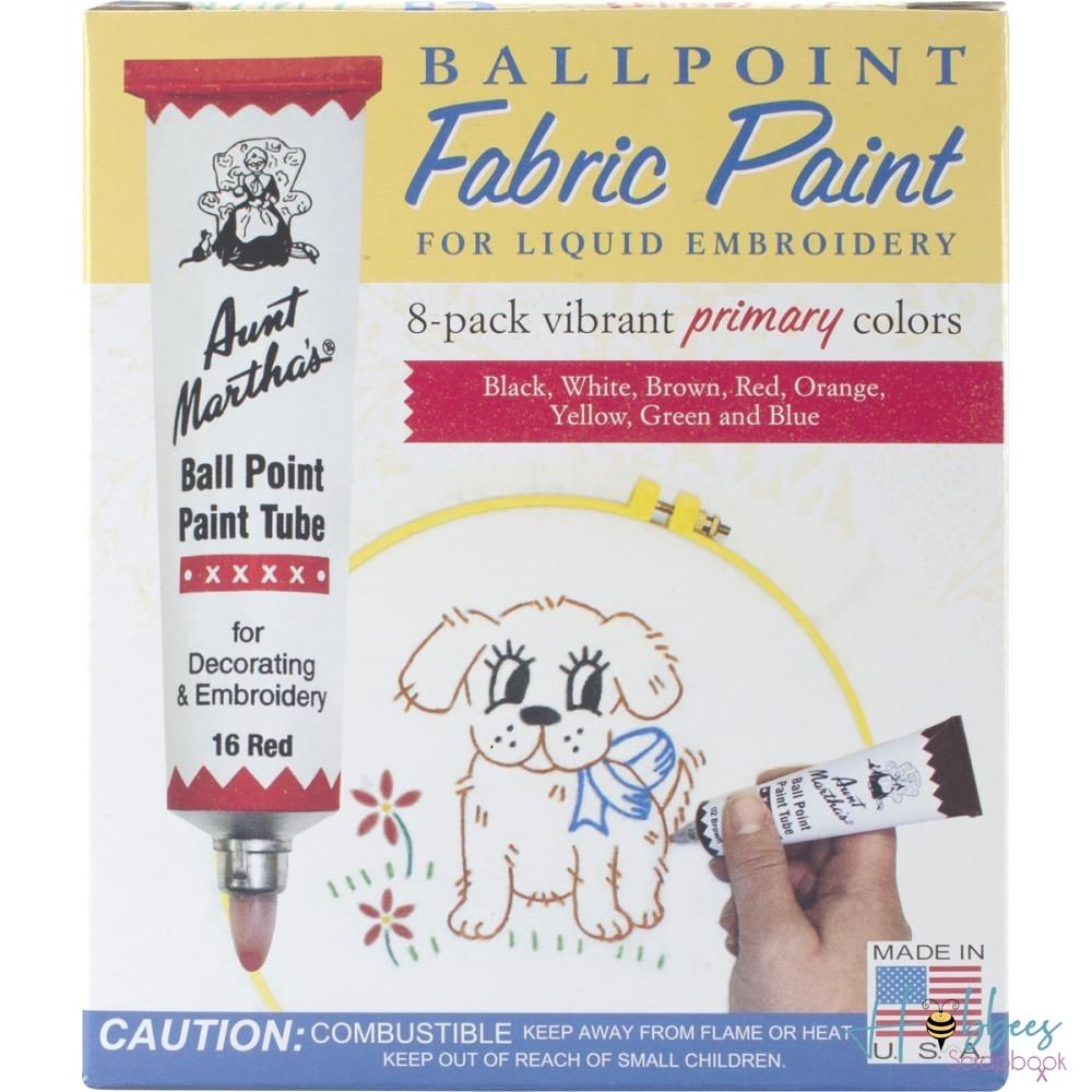 Ballpoint Paint Tubes 1oz / Tubos de Pintura con Punta Bolígrafo Acrìlicos Aunt Martha&