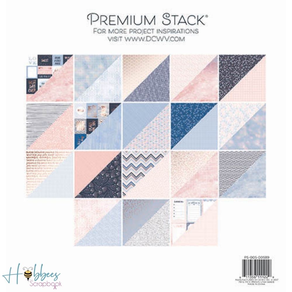 Cardstock Peri Peach / Block de Cartulina Melocotón Papel DCWV