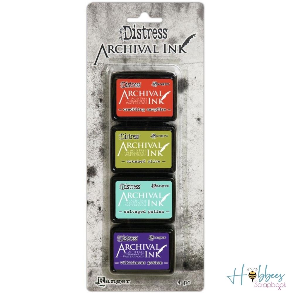 Distress Archival Mini Ink Kit 5 / Kit 5 Mini Tintas Distress Archival Tintas Ranger