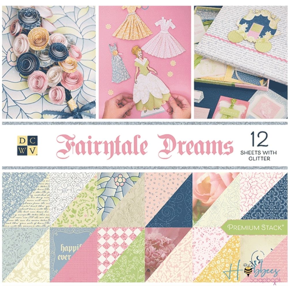 Fairytale Dream Paper Pad 12&quot; / Bloc de Papel Sueño de Hadas Papel DCWV