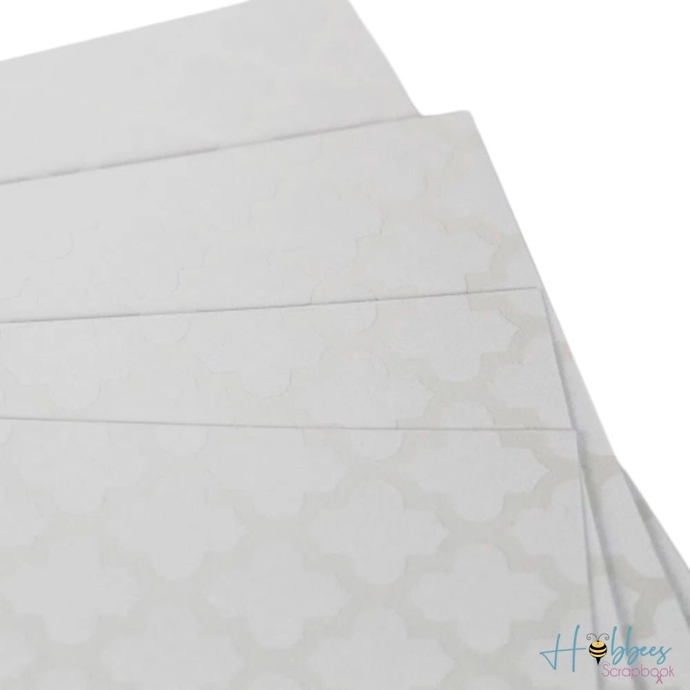 Pearlized Paper / 12 Hojas de Papel Aperlado con Textura Papel DCWV