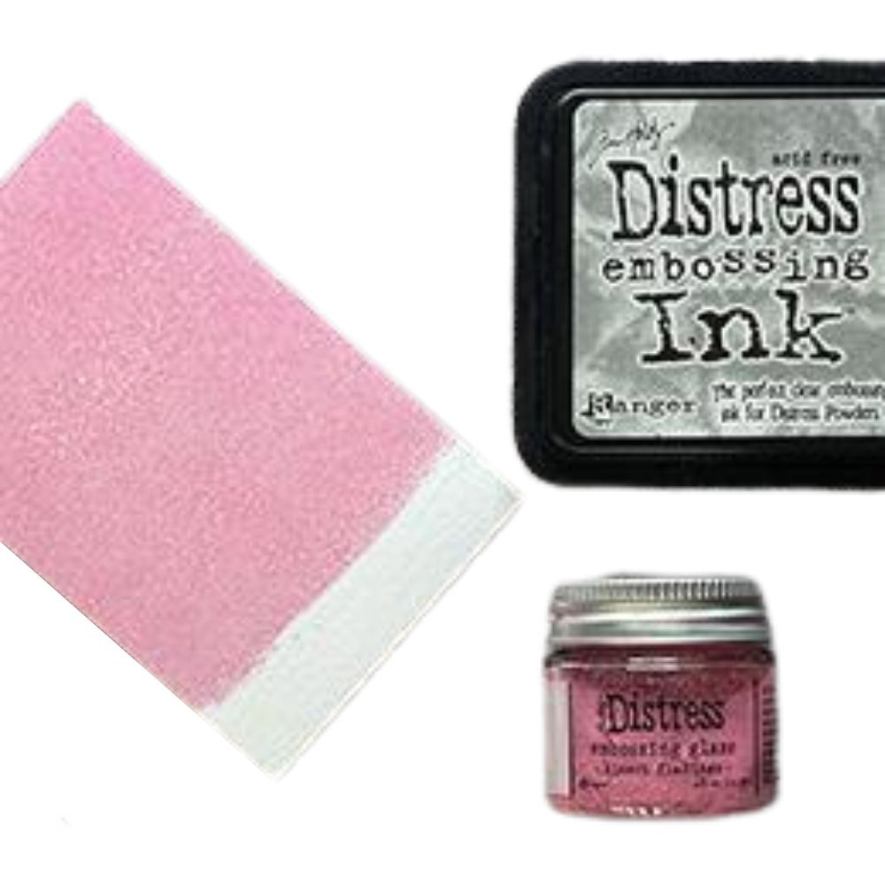 Distress Embossing Ink Pad / Tinta Transparente para Embosar Tintas Tim Holtz