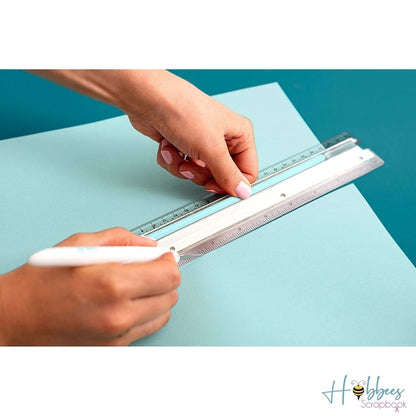 Comfort Craft Easy Grip Ruler 12&quot; / Regla Agarre Confortable Herramientas We R Memory Keepers