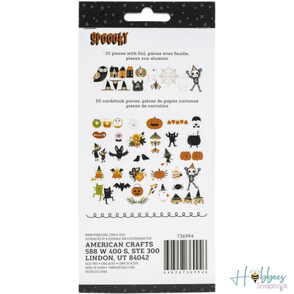 Spooky Icon Ephemera Die-Cuts / Recortes Decorativos Descontinuado Pebbles