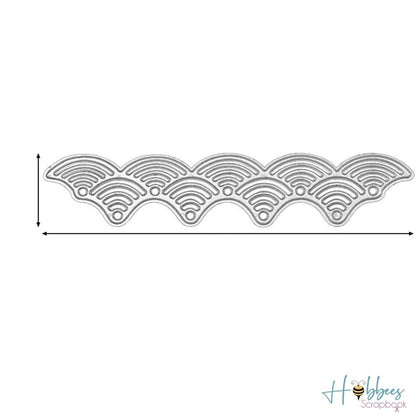 Suaje de Borde con Forma de Ondas Dados de Corte / Suajes / Troqueles Hobbees