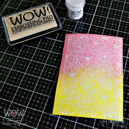 Opaque Bright White Ultra Fine Embossing Powder / Polvo de Embossing Blanco Ultra Fino Polvos de Embossing Wow!