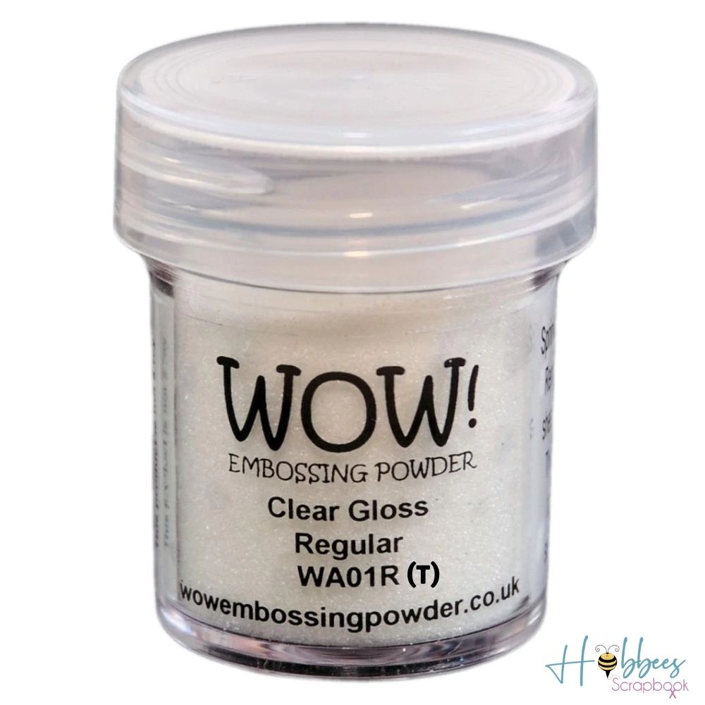 Clear Gloss Embossing Powder / Polvo de Embossing Brillo Transparente Polvos de Embossing Wow!