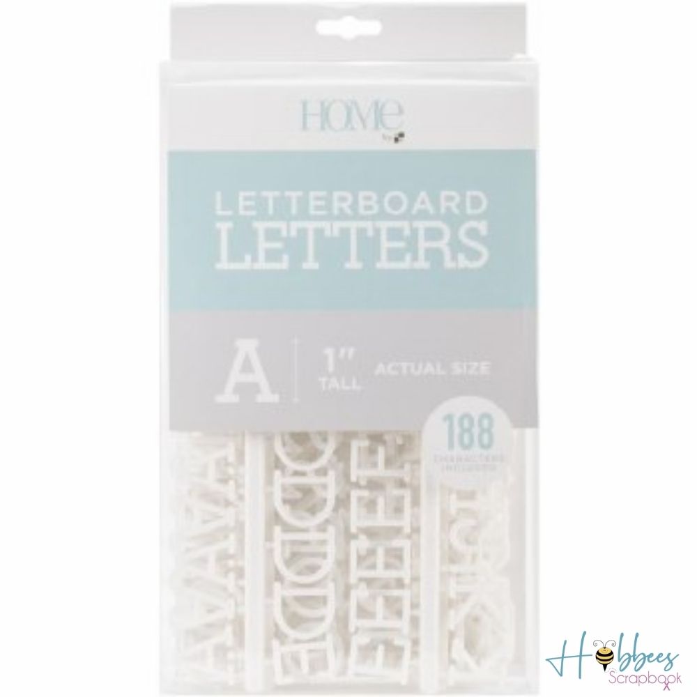 White 1&quot; Letters / Letras Blancas Para Tablero Accesorios DCWV