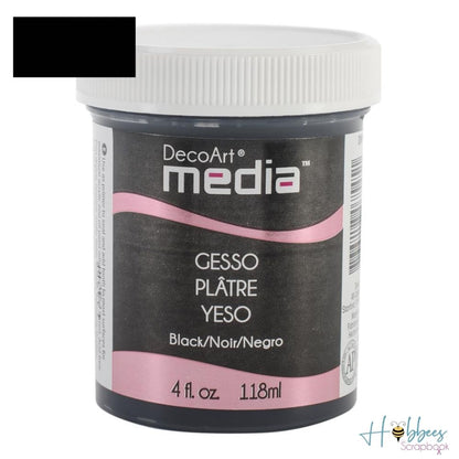 DecoArt Media Gesso / Gesso Negro Pastas Texturizadoras y Medios Mixtos DecoArt