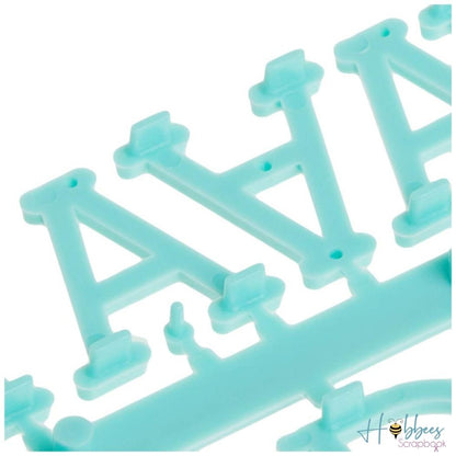 Teal 1&quot; Letters / Letras Turquesa Para Tablero Accesorios DCWV