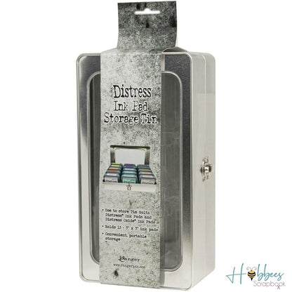 Tim Holtz Distress Ink Pad Tin / Organizador para Tintas Distress Almacenamiento y Organización Ranger