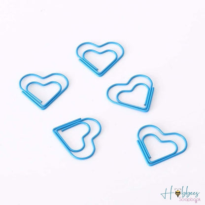 Blue Heart Clips / Clips de Corazón Azul Agendas y Journals Studio 112