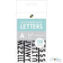 DC Letterboard 1/2" Letters Black / Letras Negro Para Tablero Tableros DCWV