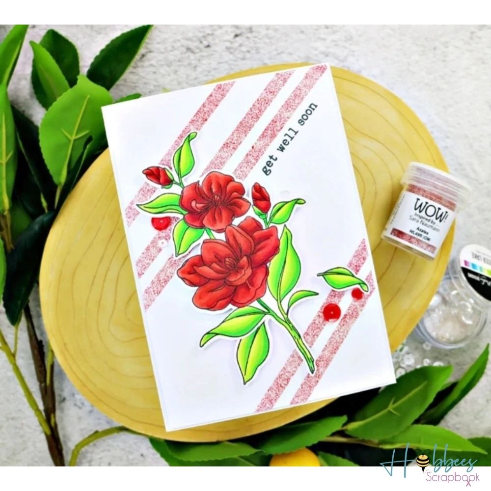 Azalea Embossing Powder / Polvo de Embossing Rosa Opaco Polvos de Embossing Wow!