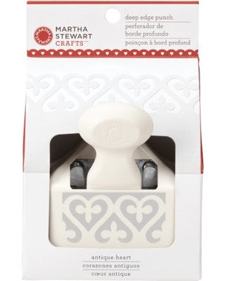 Antique Heart Edge Punch / Perforadora Orilla Profunda Corazones Antiguos Descontinuado Martha Stewart