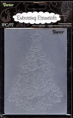 Embossing Christmas Tree Decorated / Folder de Grabado Árbol de Navidad Descontinuado Darice