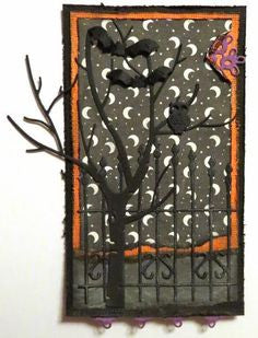 Birch Tree With Cute Critters / Suaje de Corte de Arbol y Animales Descontinuado Cheery Lynn Designs